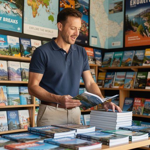 Cestovní deník s prázdnými stránkami pro zaznamenání zážitků z cest